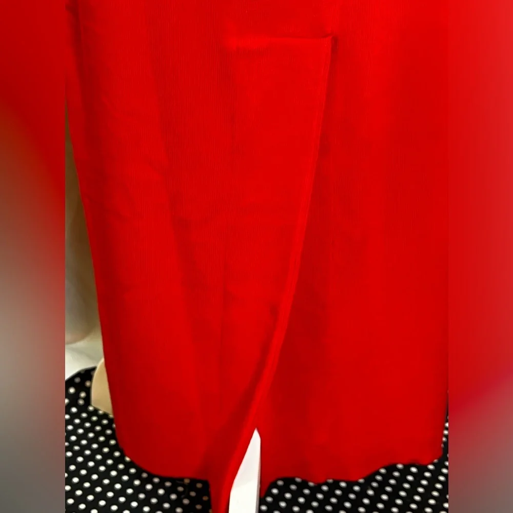 NWT Gretchen Scott Slimming Red Sailor Skirt Size Lg - Picture 8 of 15